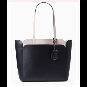 Kate Spade Magnolia medium pocket tote black dolce